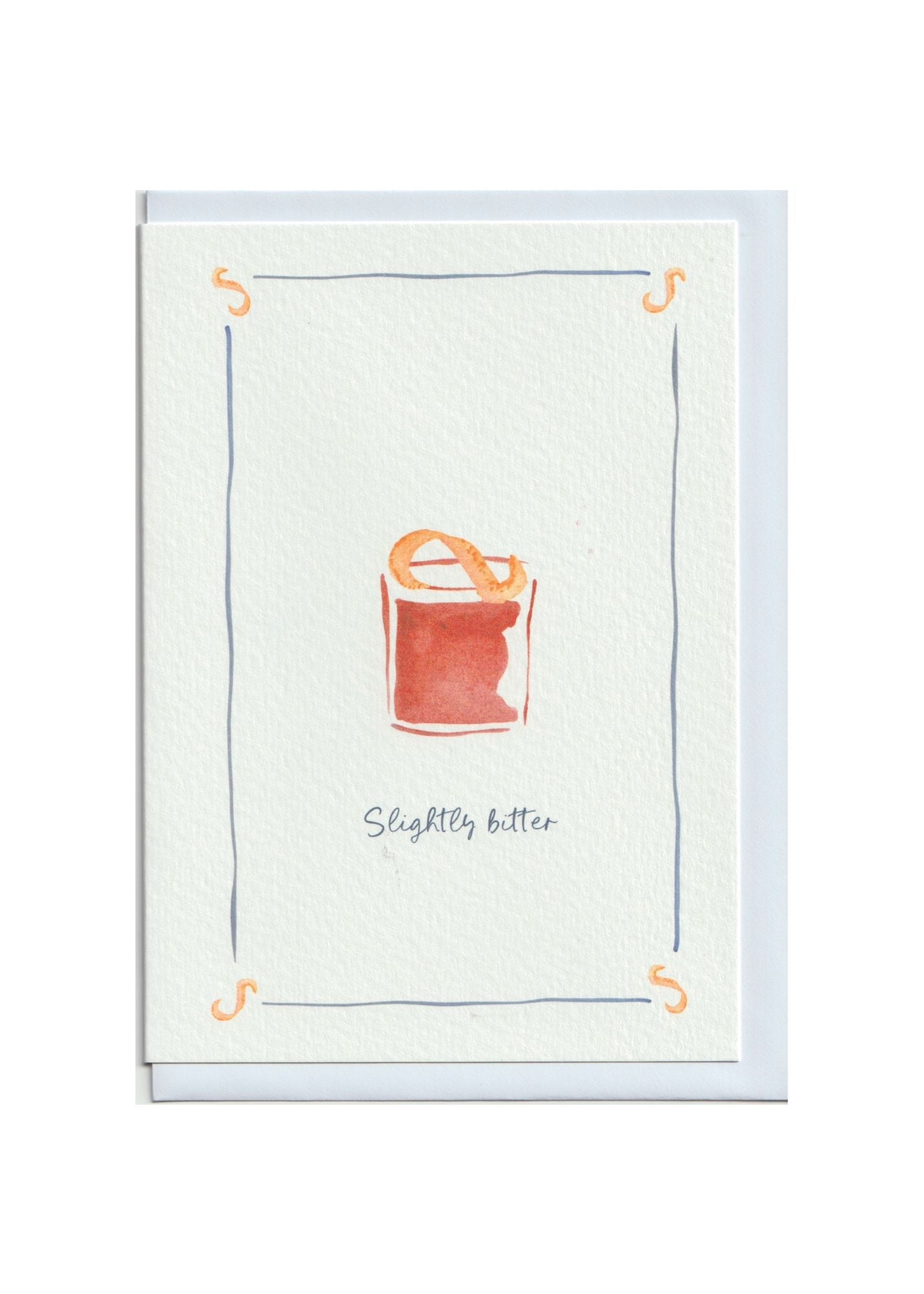 Slightly Bitter Greetings Card