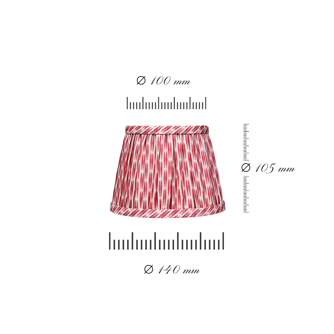 Lampshade Red Ikat