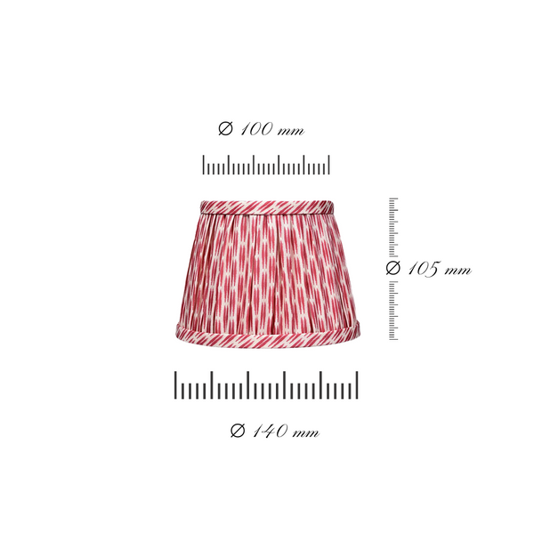 Lampshade Red Ikat