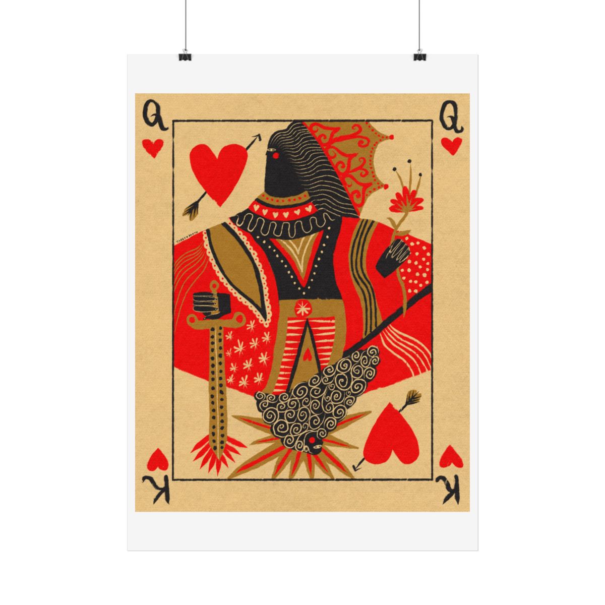 Tabby Booth PLAYING CARD Fine Art Print