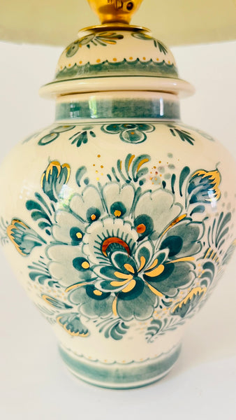 Antique Delft Green Mini Lamp