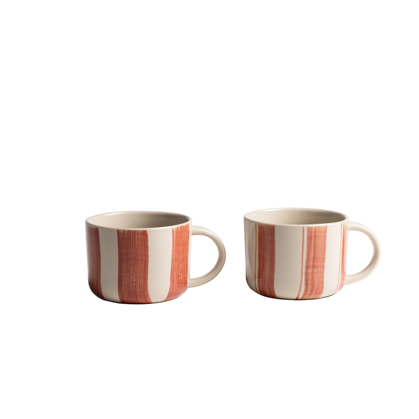 Cornflower Mug - Brushed Berry Red - Medium (Set of 2)