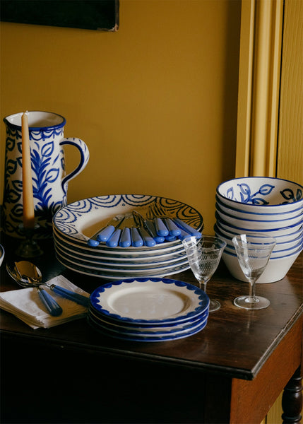Blue Scallop Side Plate