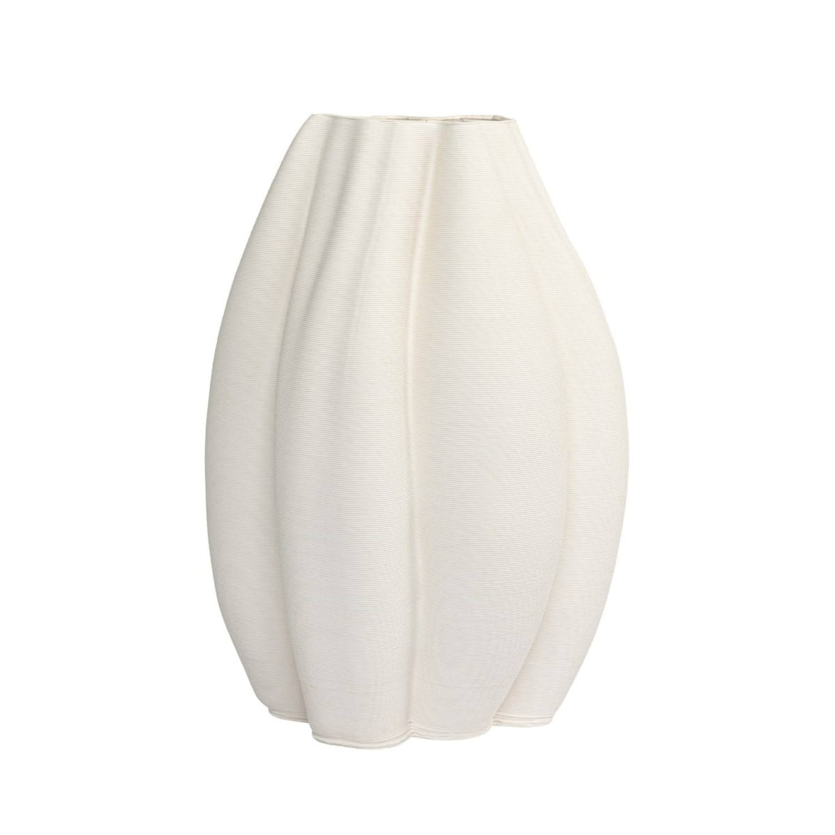 Emilie White Ceramic Vase