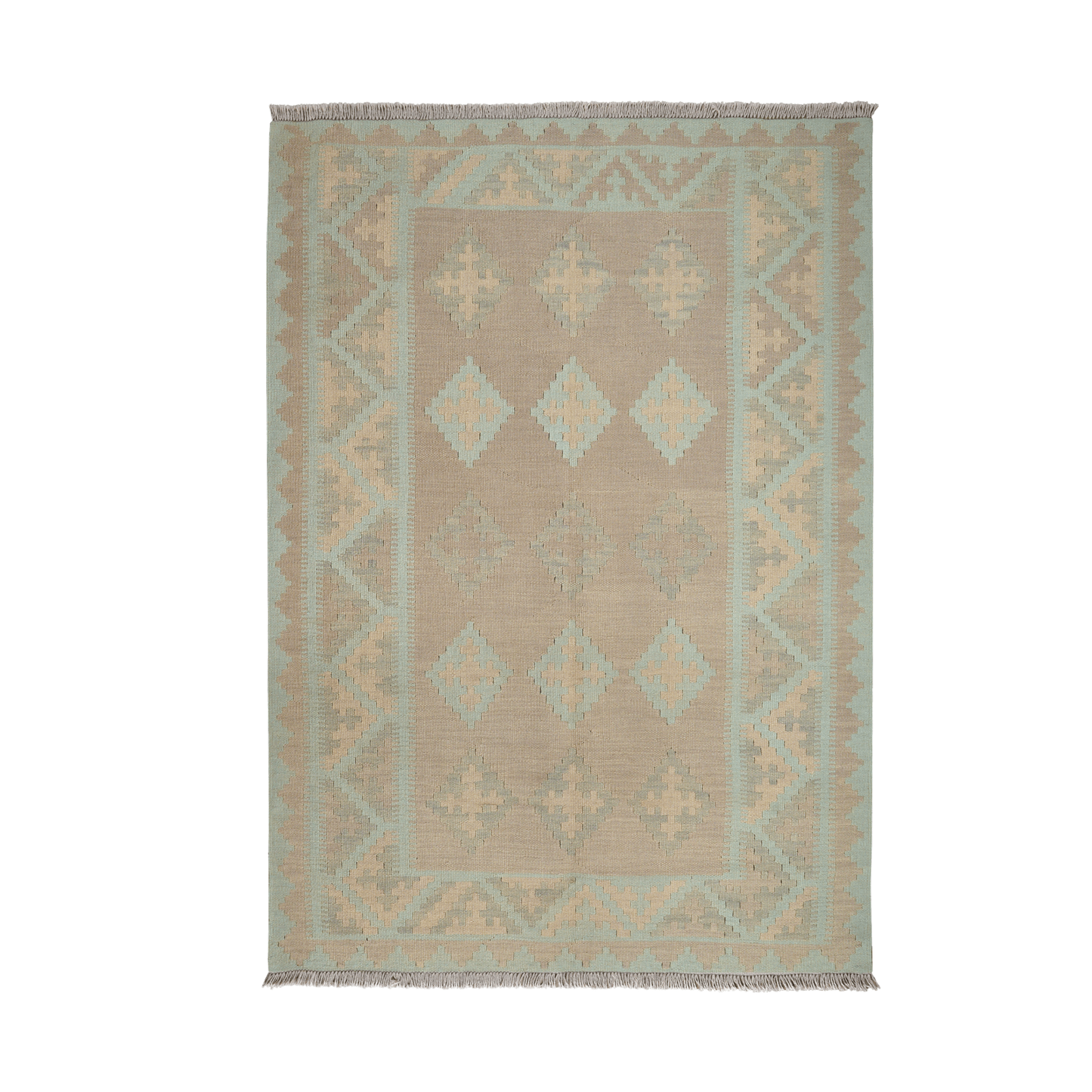 Kilim Gashgai Rug · Hand-Woven - Grey, 173x124 cm