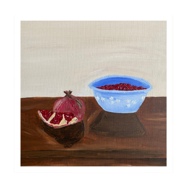 Peeled Pomegranate Fine Art Print