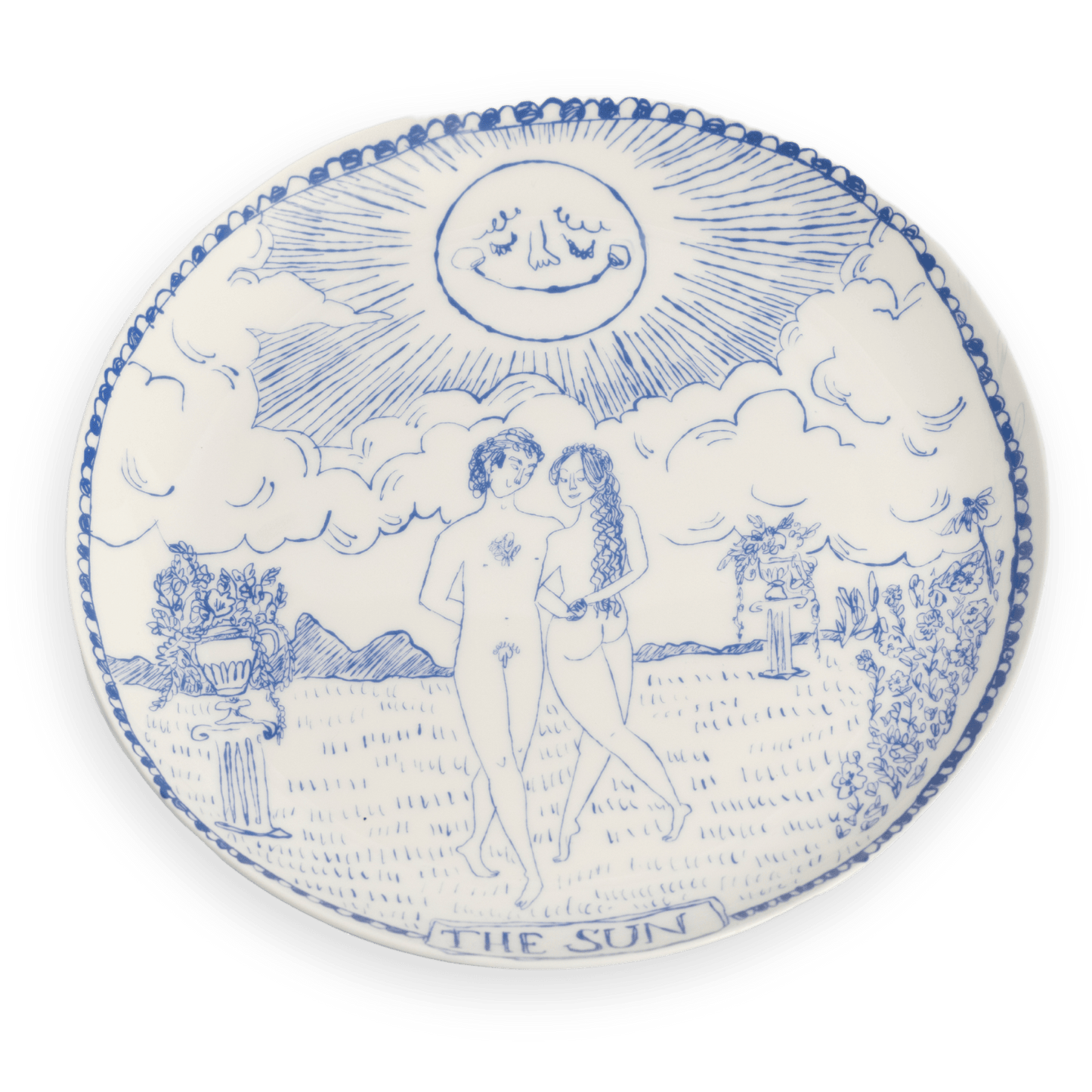 The Sun Tarot Dinner Plate