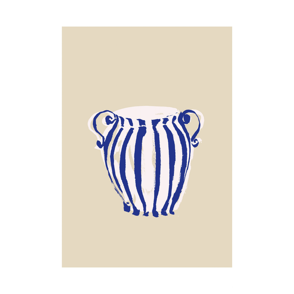 White Stripes Print
