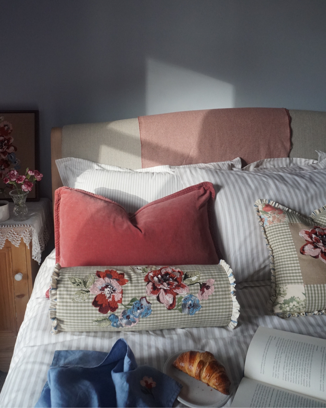 Rosa Patchwork Bolster