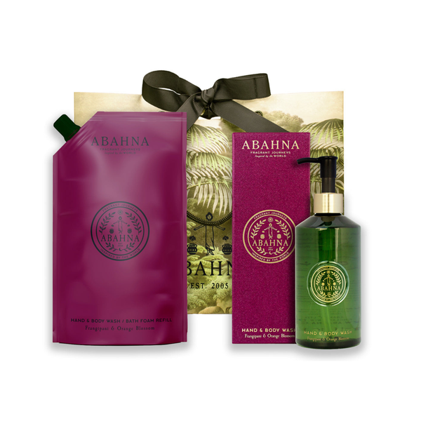 Hand & Body Wash Refill Set - Frangipani & Orange Blossom