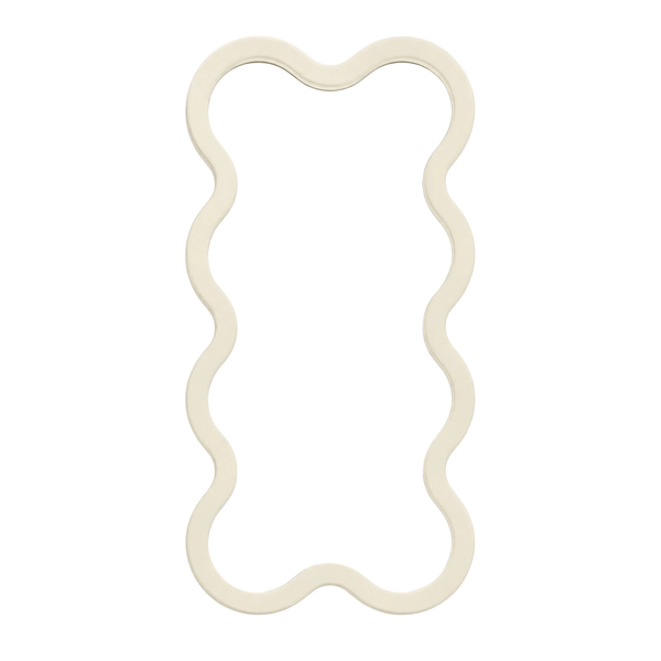 Hvyli 8 - Narrow Wavy Wall Mirror by oitoproducts