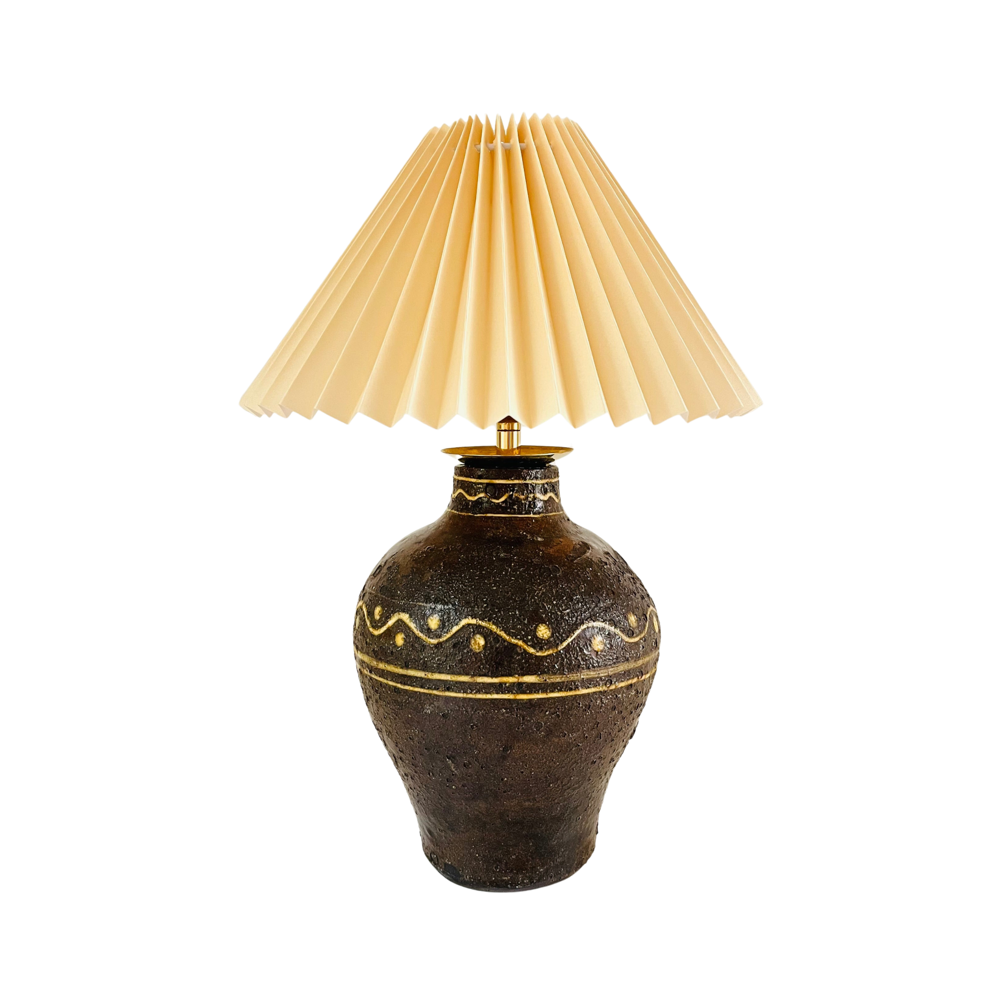 Antique Studio Pottery Lamp