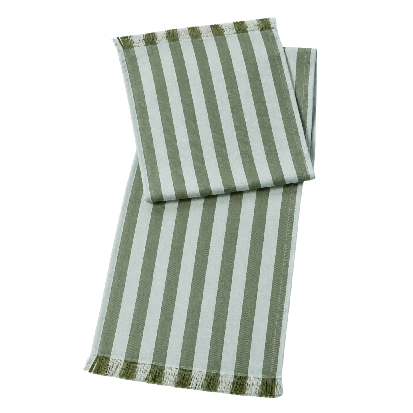 Lido Stripe Table Runner in Oliva