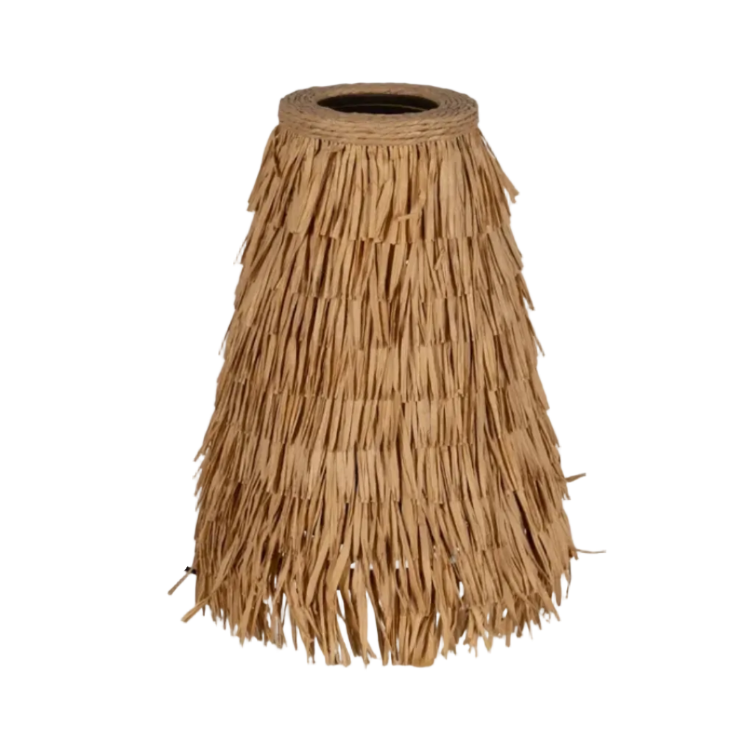 Natural-Fibre Table Lamp, 26 x 26 x 39 cm