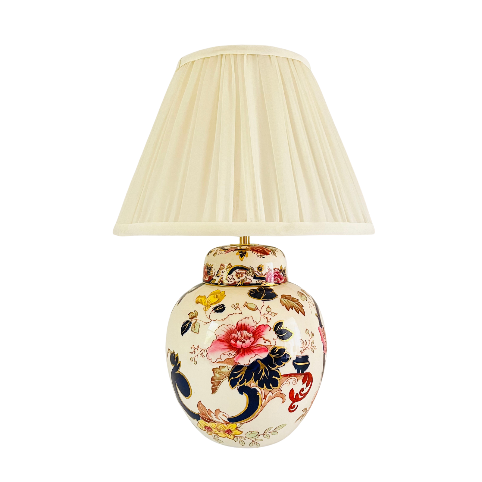 Large Antique Mason’s Lamp