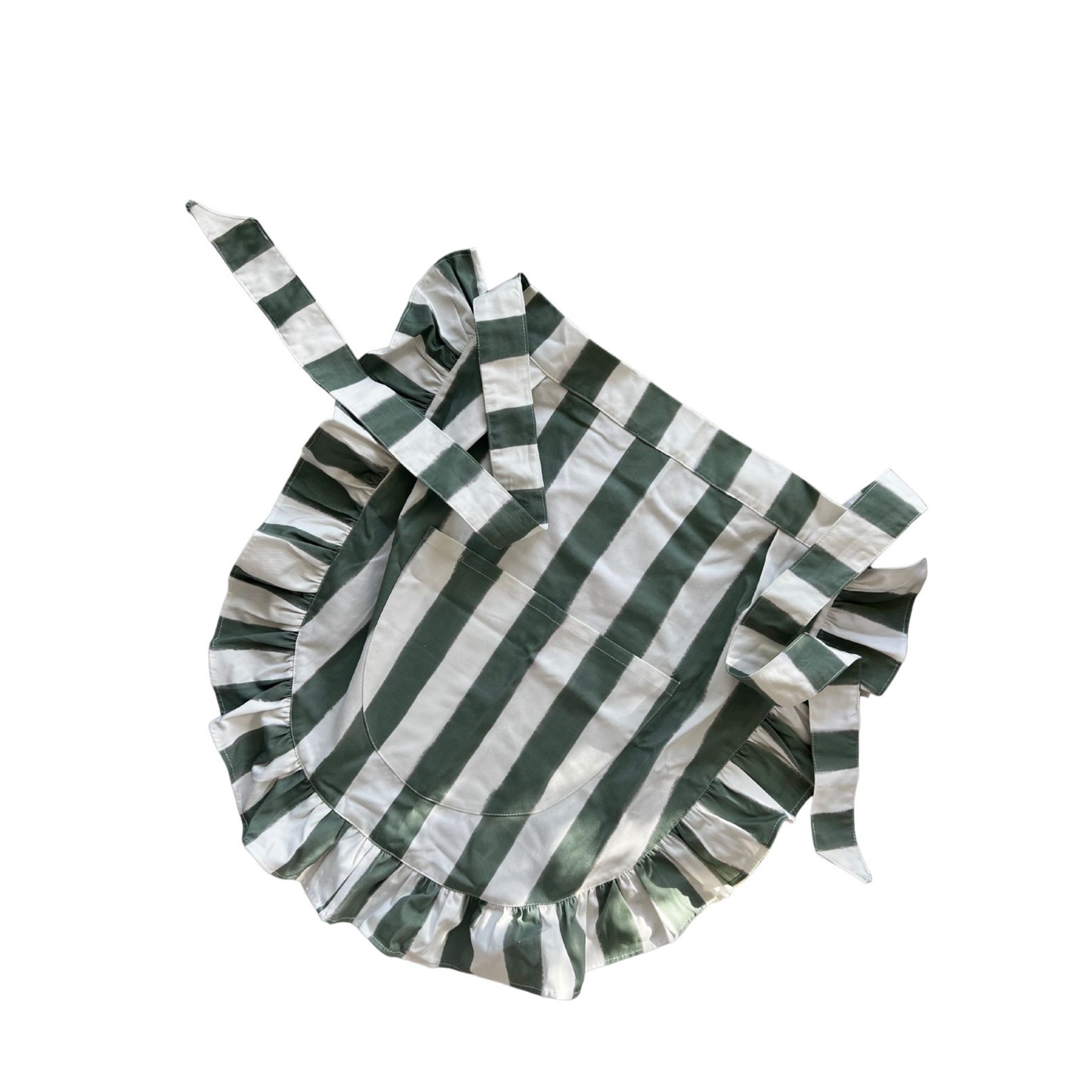 Green Striped Apron - Between Us