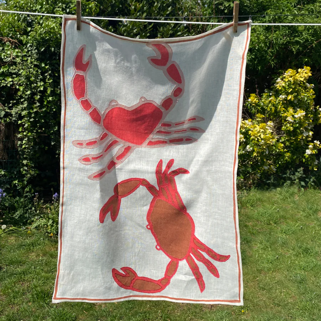 Crab Tea Towel
