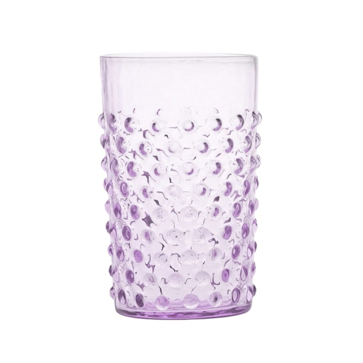 Lilac Hobnail Tumblers - Set Of 4