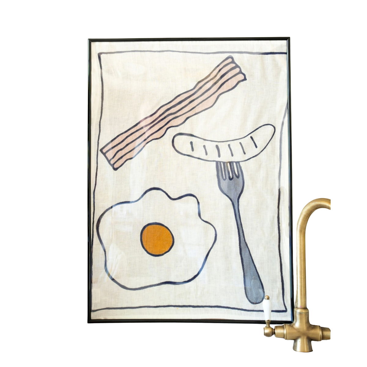 Eggs & Bacon Tea Towel