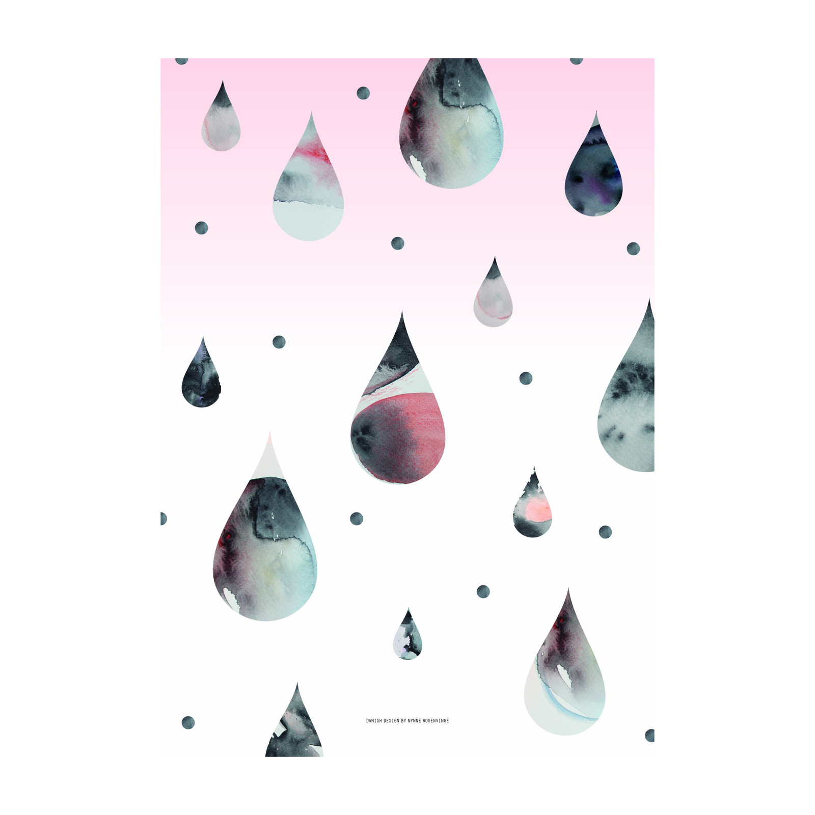 "Rain Drops" Print