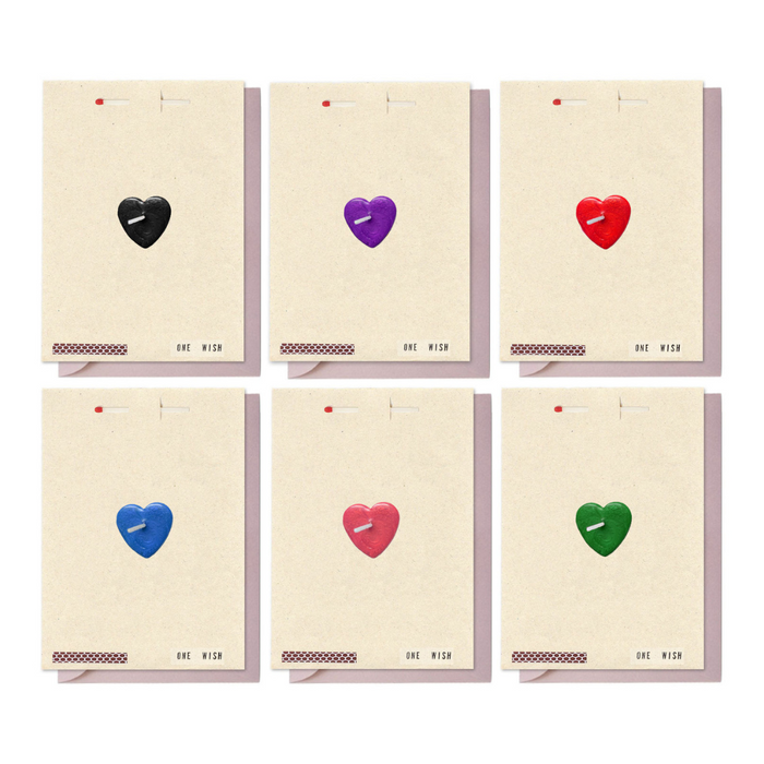 Hearts Rainbow Card Set