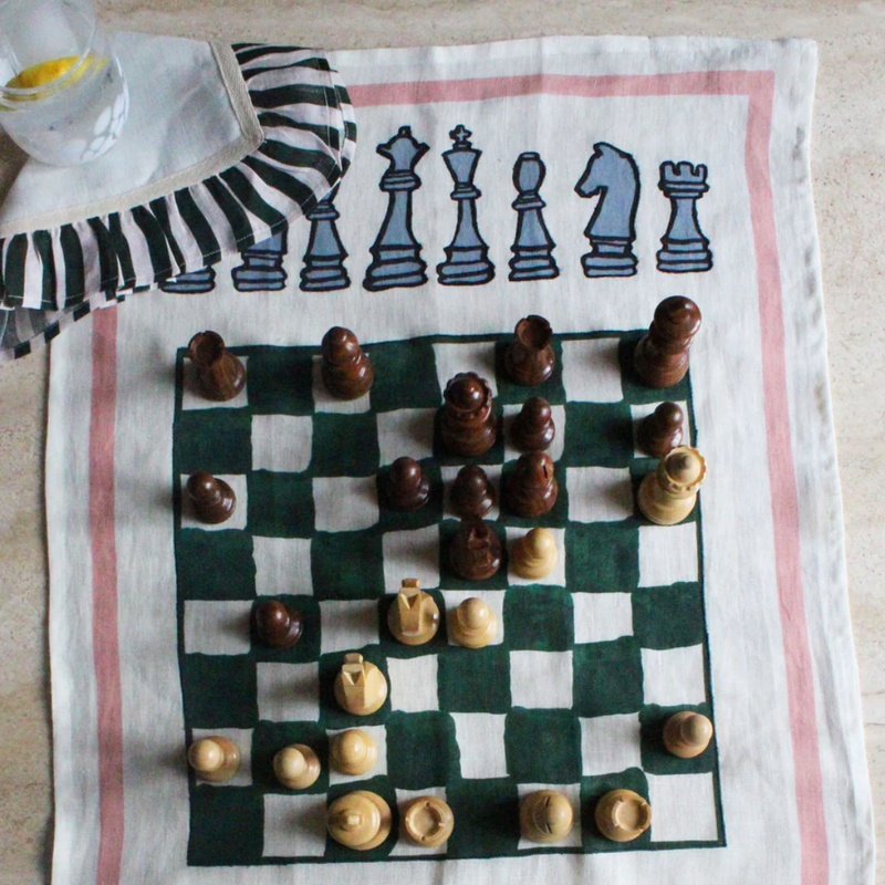Chess Tea Towel