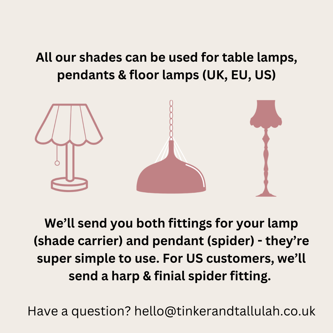 The Tigress Fringed Lampshade