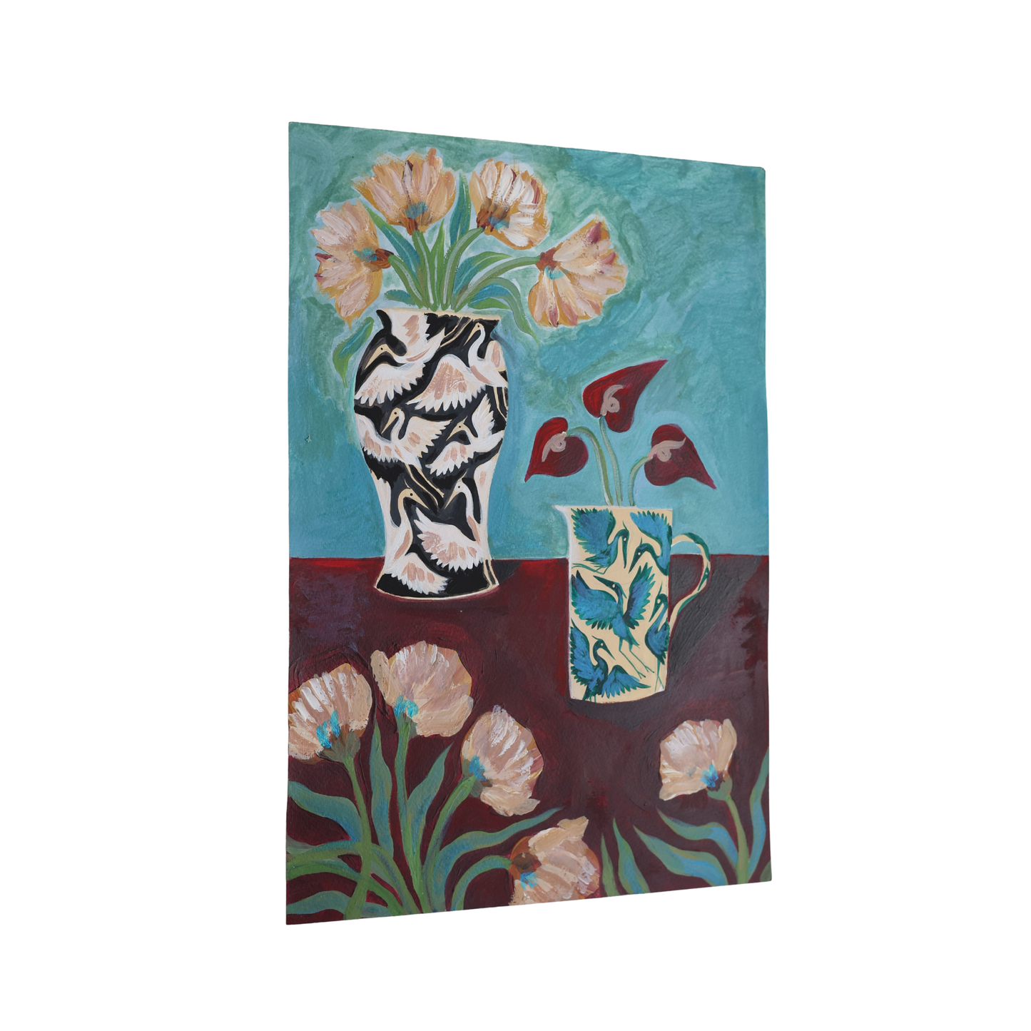 Heron Vases