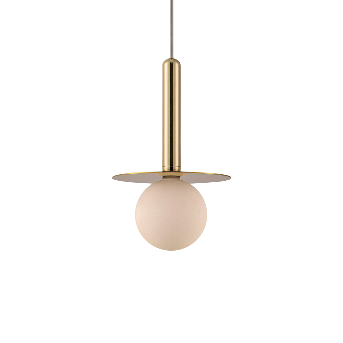 Brass Plate Pendant Ceiling Light