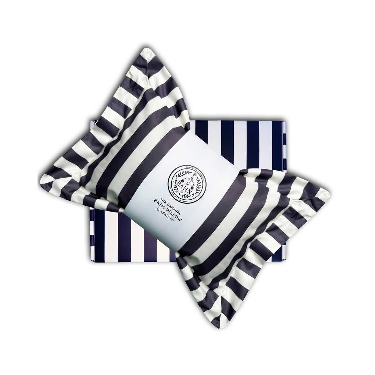 The Original Bath Pillow - Charcoal Grey & White (Boxed)