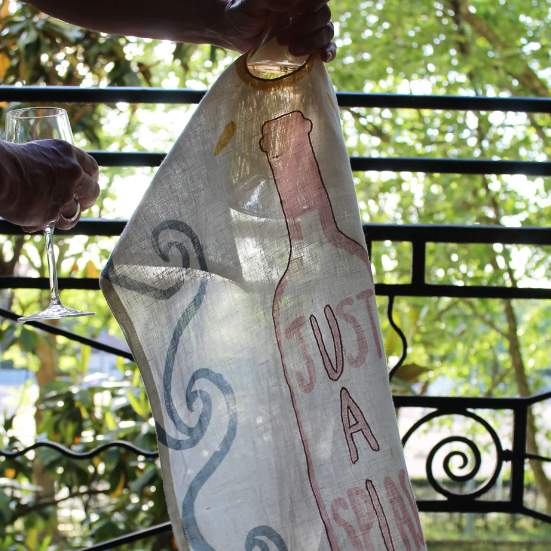 Just a Splash Tea Towel