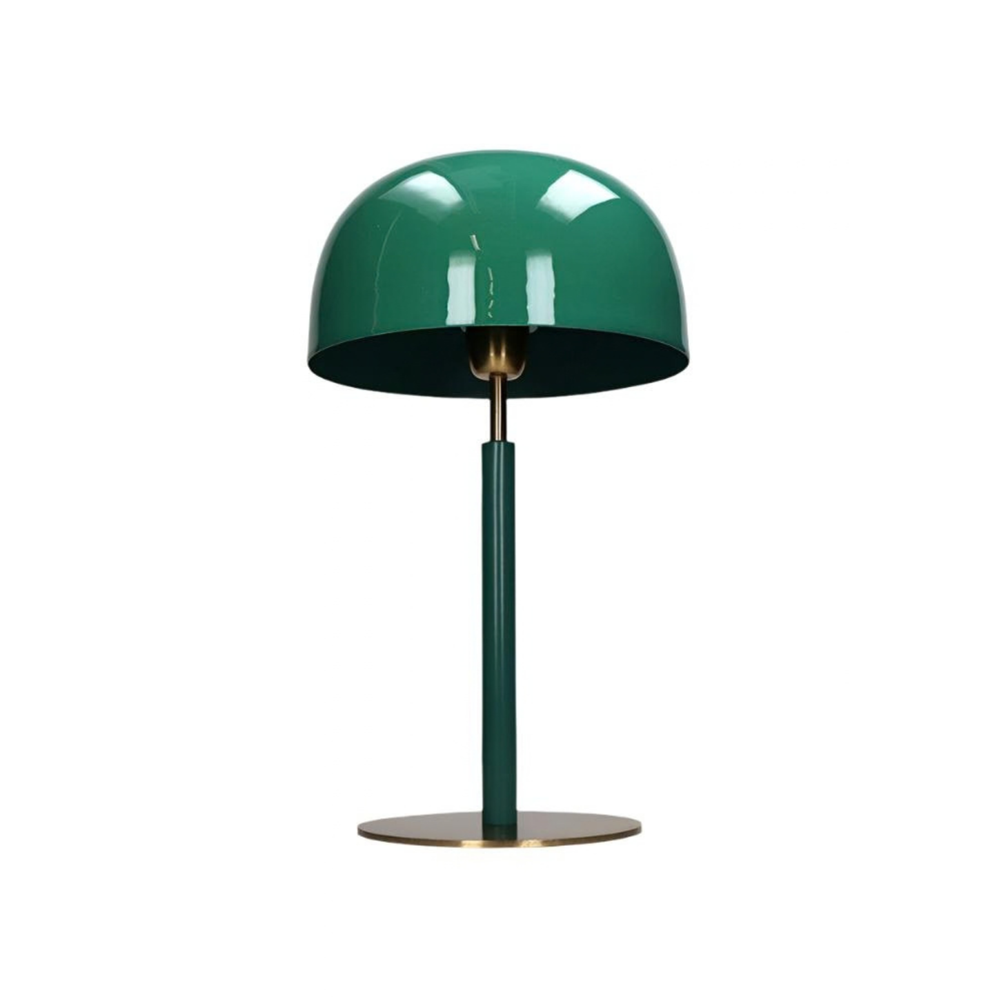 Emerald Glow Mid-Century Desk Lamp