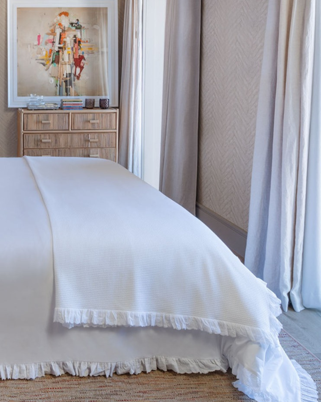 Bordal Bedspread – 100% Cotton Waffle
