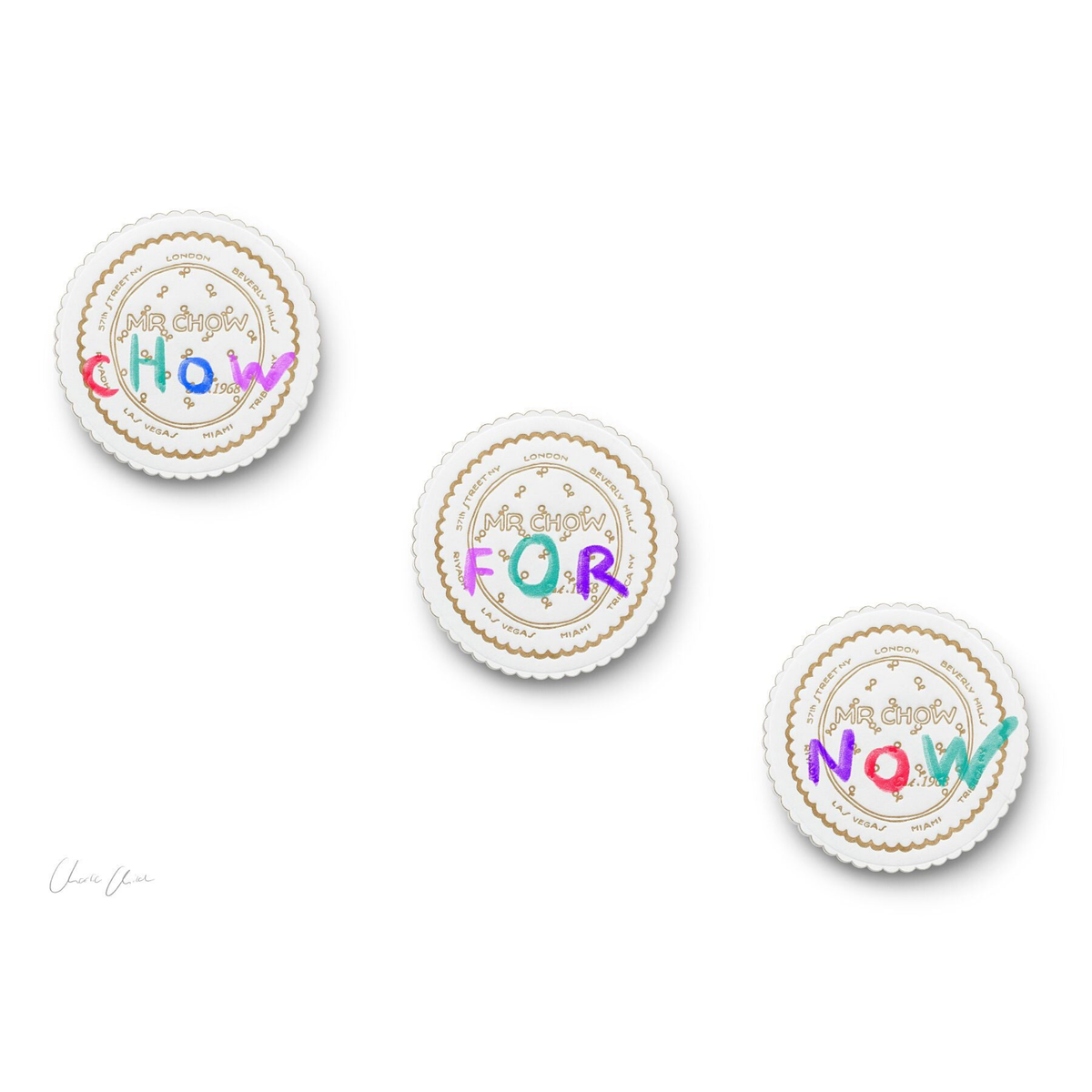 Coaster at Mr Chow Print