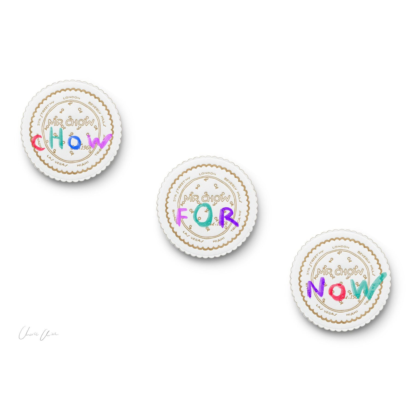 Coaster at Mr Chow Print