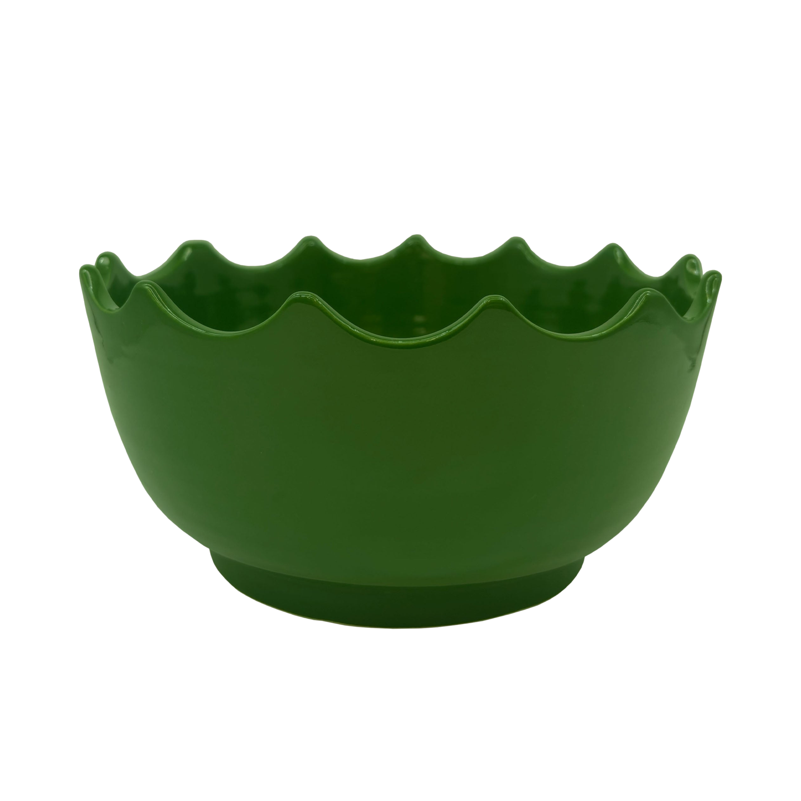 Large Scalloped Edge Bowl