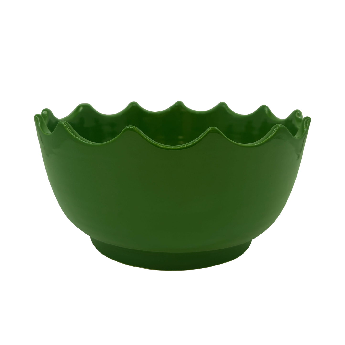 Large Scalloped Edge Bowl