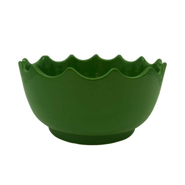 Large Scalloped Edge Bowl