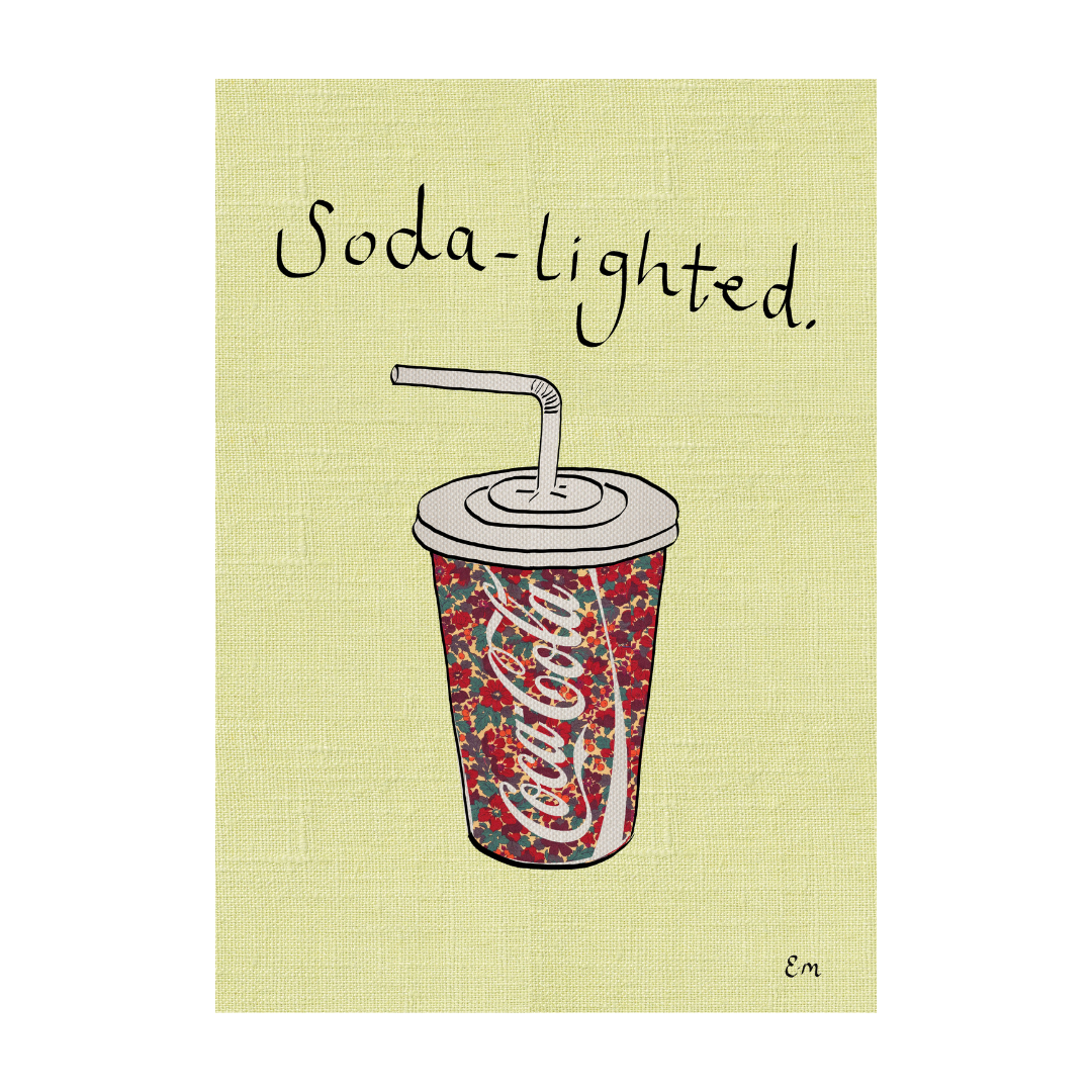 Soda-lighted Print