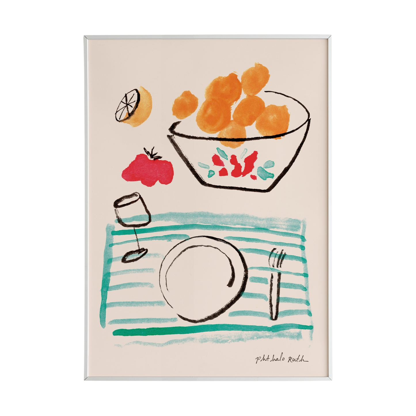"A Matisse Breakfast" Art Print