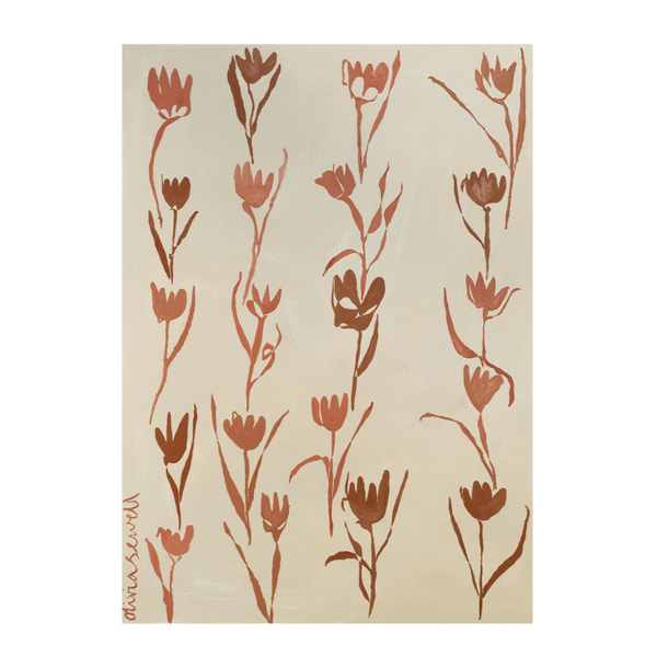 Terracotta Tulips Print