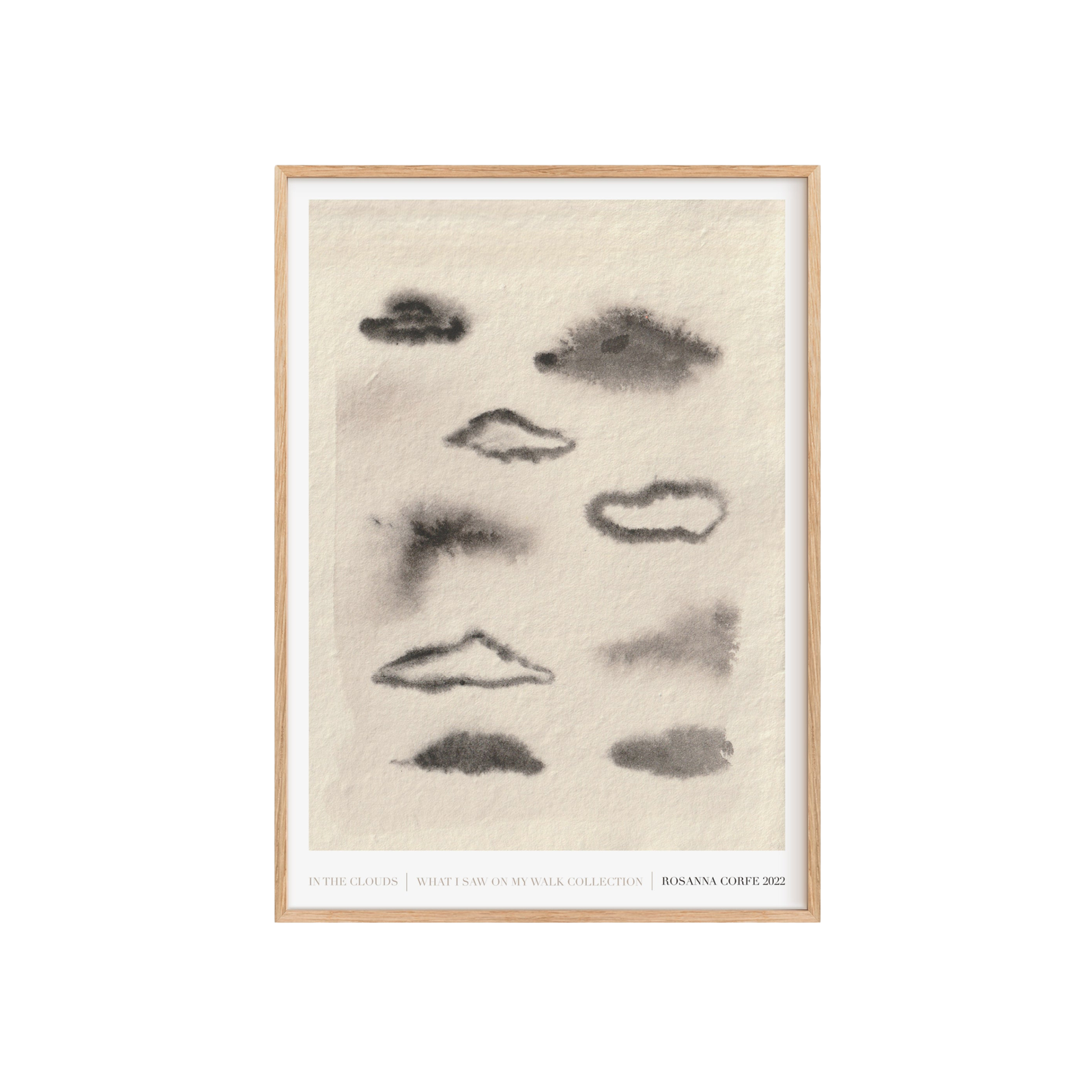 Clouds Neutral Art Print