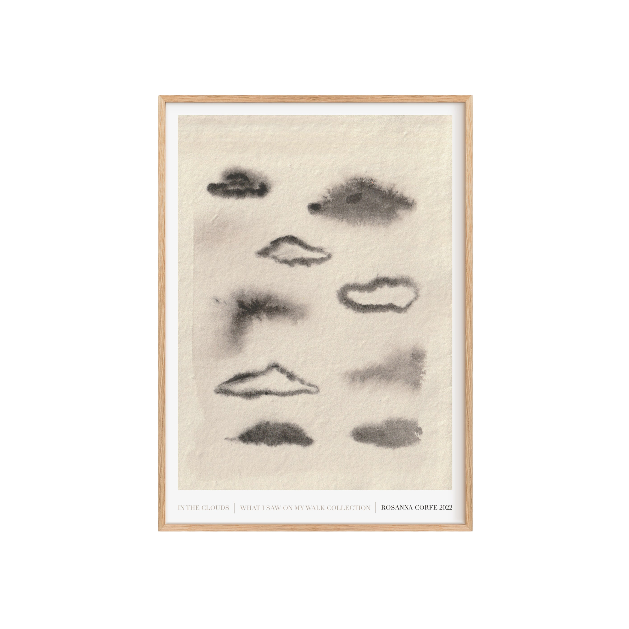 Clouds Neutral Art Print