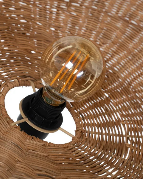 Rattan Pendant Light, 82 x 82 x 15 cm