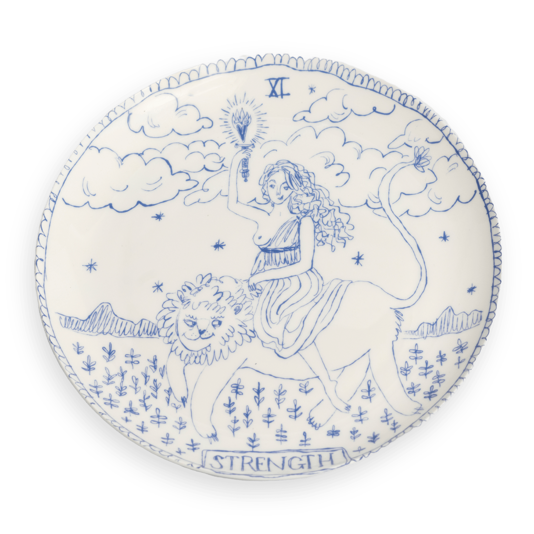 Strength Tarot Dinner Plate