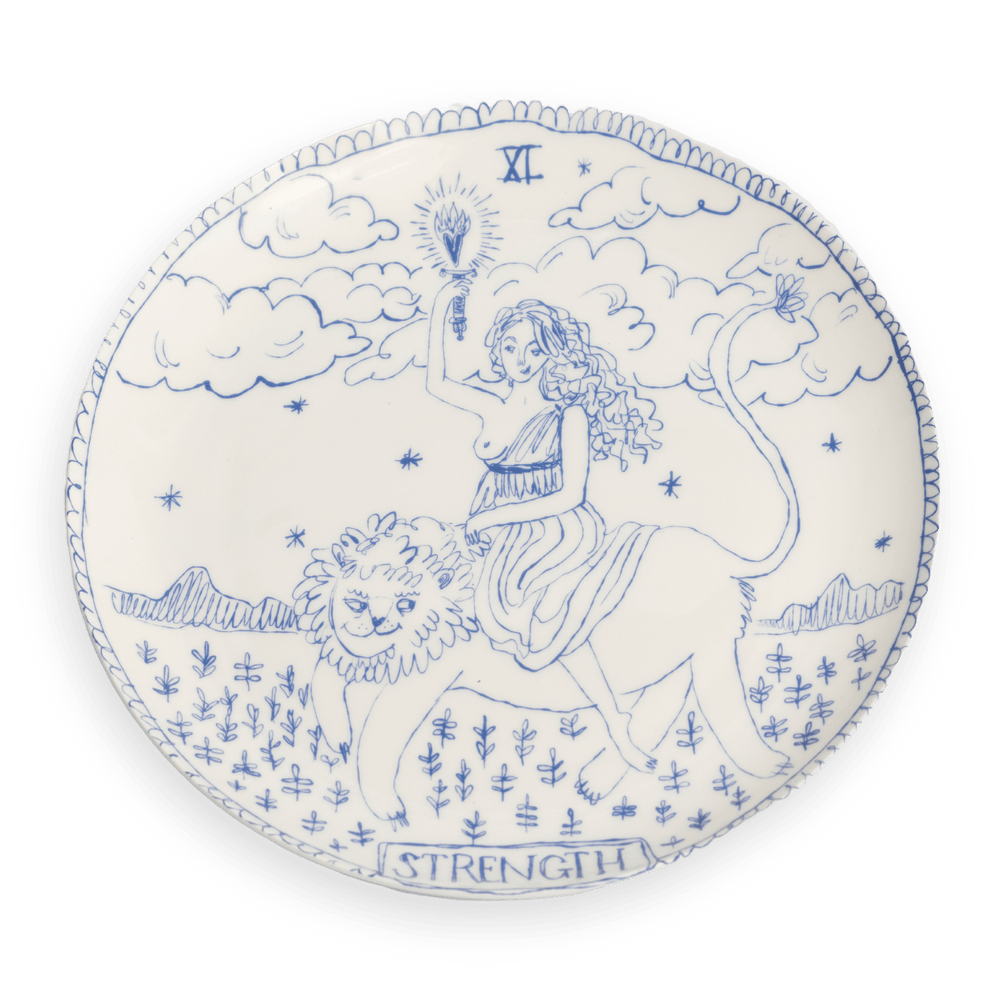 Strength Tarot Dinner Plate