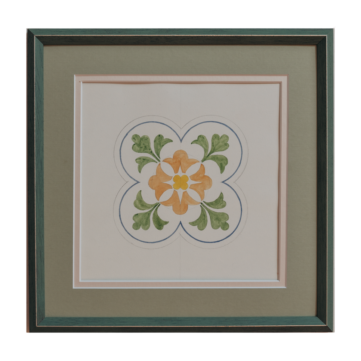 The French Tile Studies Print