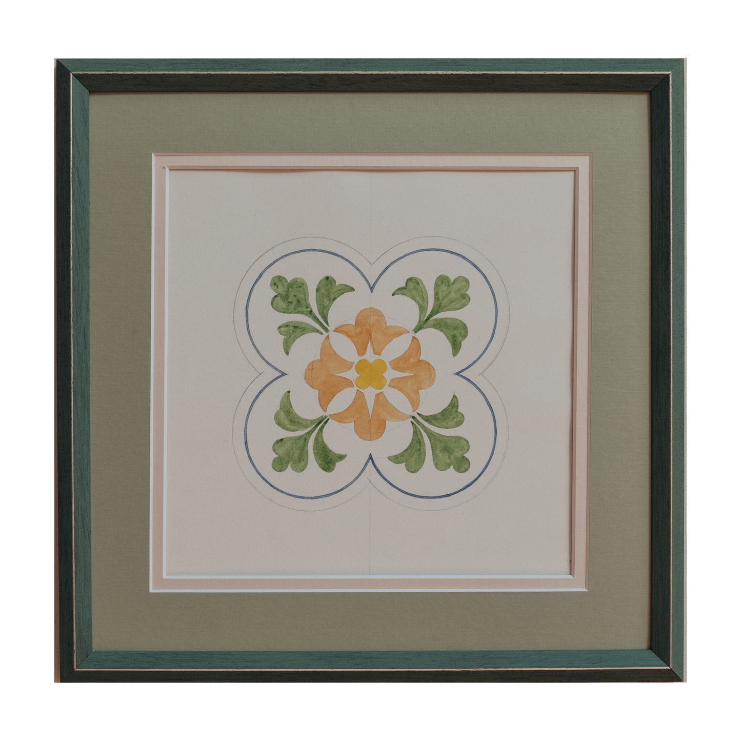 The French Tile Studies Print