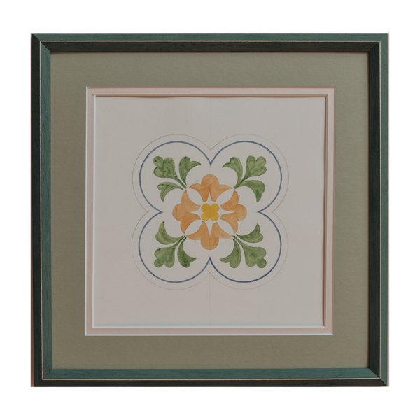 The French Tile Studies Print