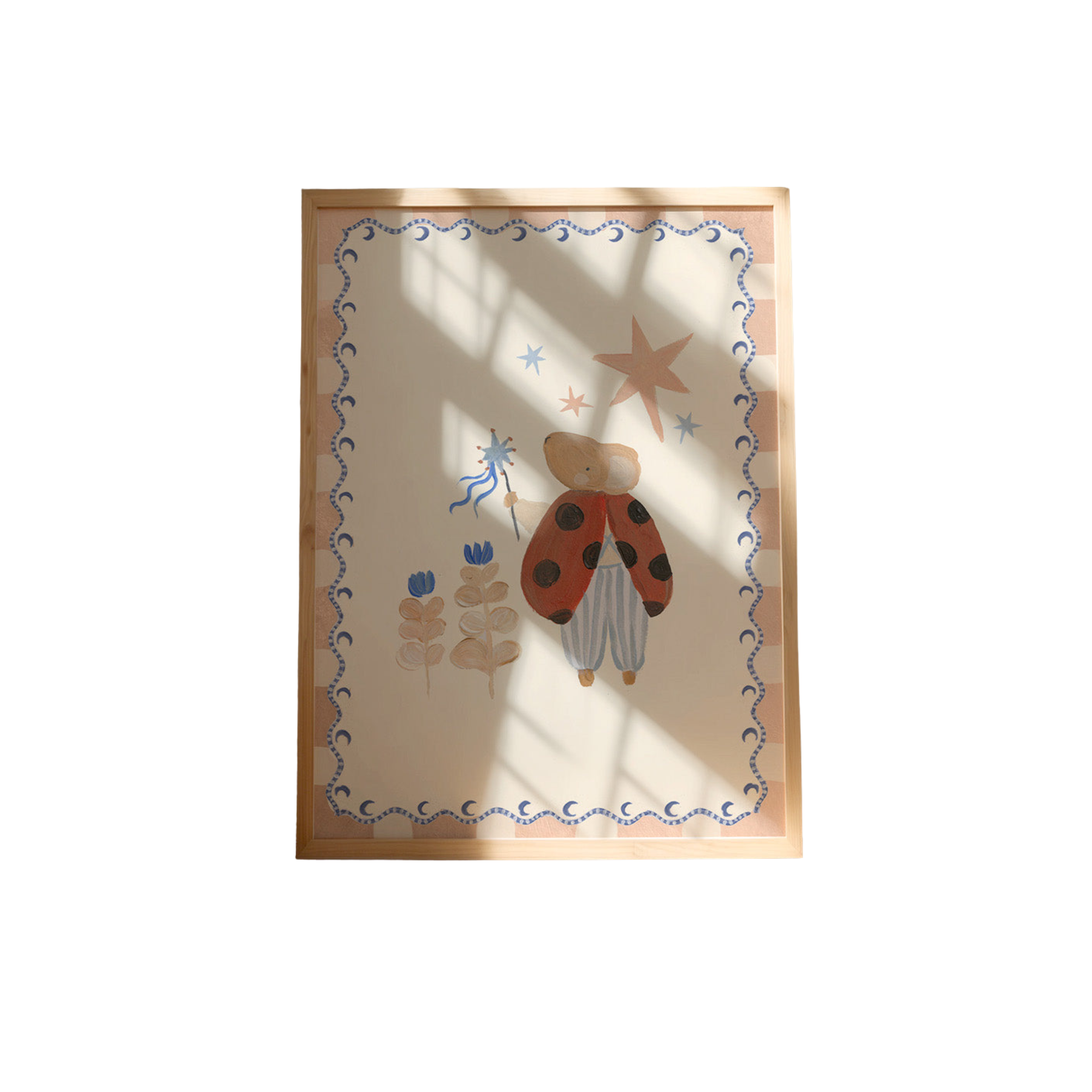 Ladybird Mouse Art Print